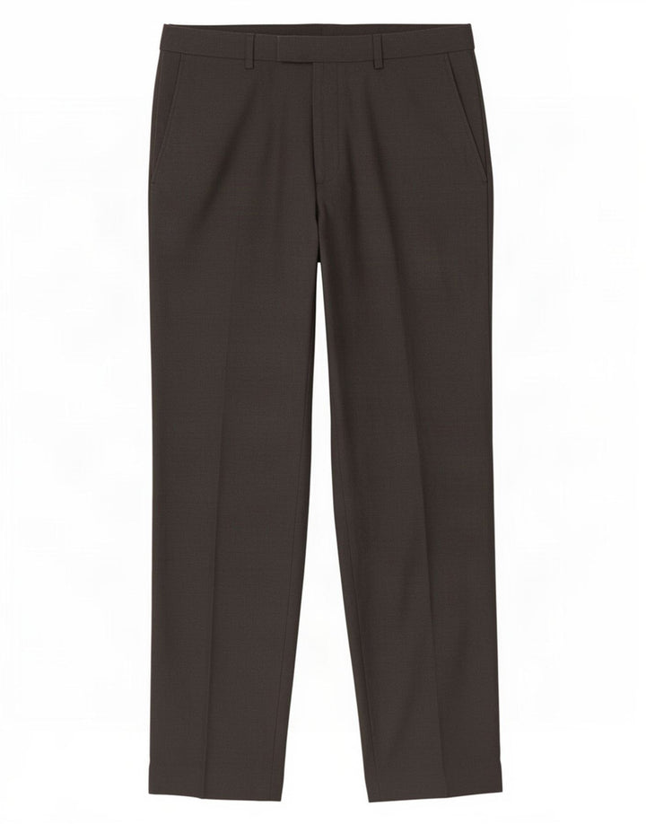 Marks & Spencer Mens Tapered Suit Trousers W34 L31 Grey Polyester