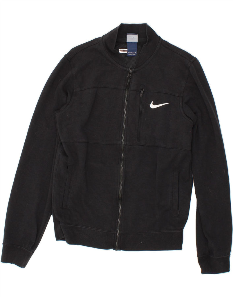 NIKE Mens Tracksuit Top Jacket Small Black Cotton Vintage Nike and Second-Hand Nike from Messina Hembry 