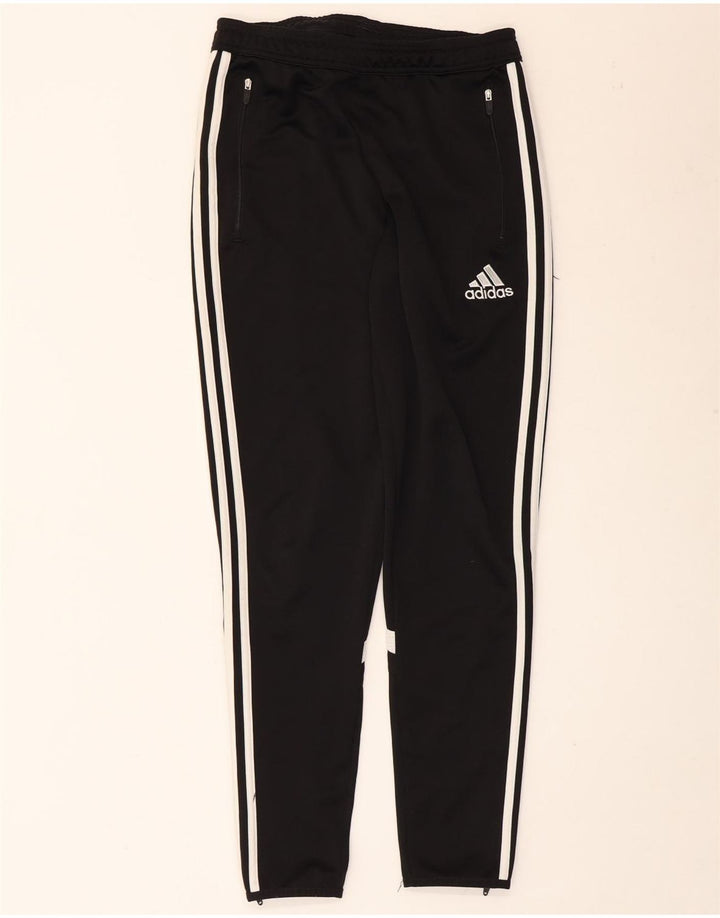 Adidas Mens Climacool Tracksuit Trousers Small Black Colourblock Polyester