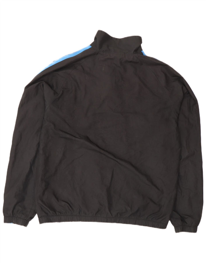 Nike Mens Tracksuit Top Jacket XL Black Colourblock Polyester