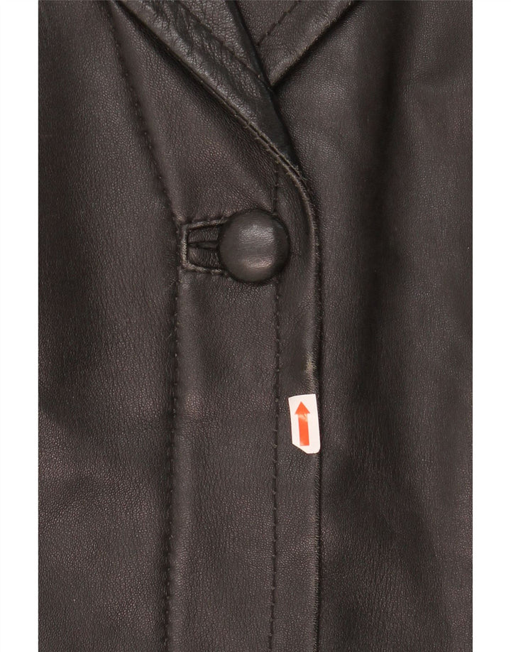 VINTAGE Womens Overcoat UK 22 3XL Black Vintage Vintage and Second-Hand Vintage from Messina Hembry 