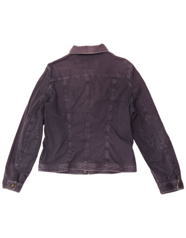 Bluestars Womens Denim Jacket UK 16 Large Navy Blue Cotton