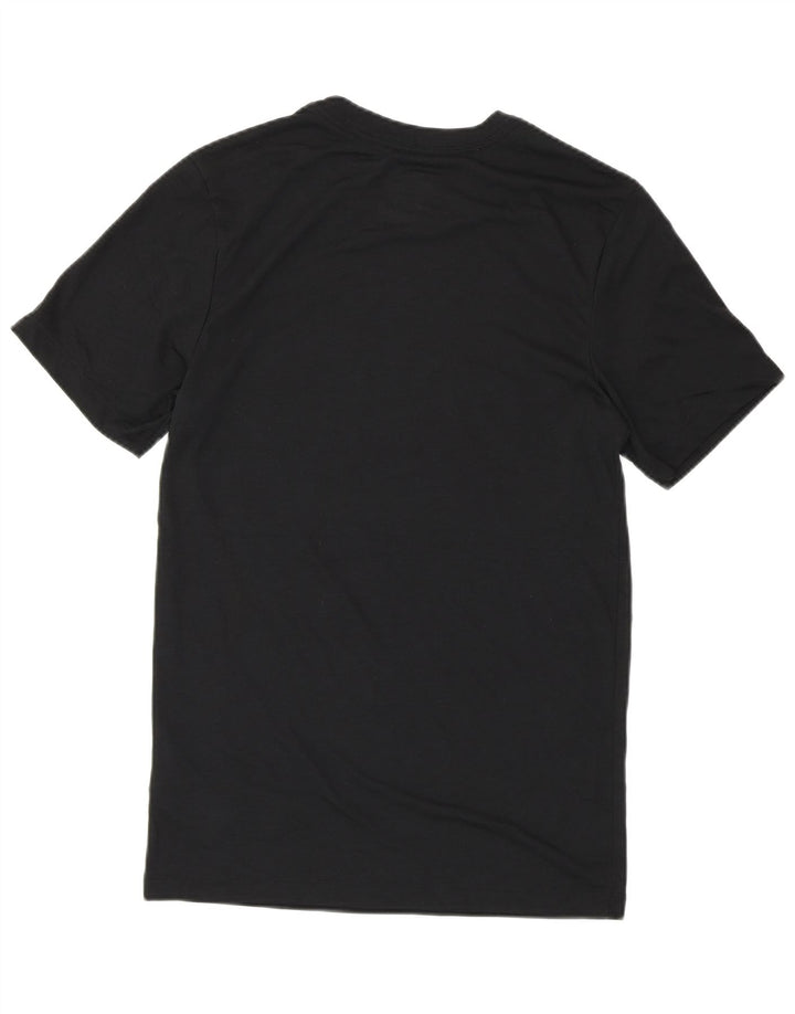 NIKE Mens Dri Fit Graphic T-Shirt Top XS Black Polyester