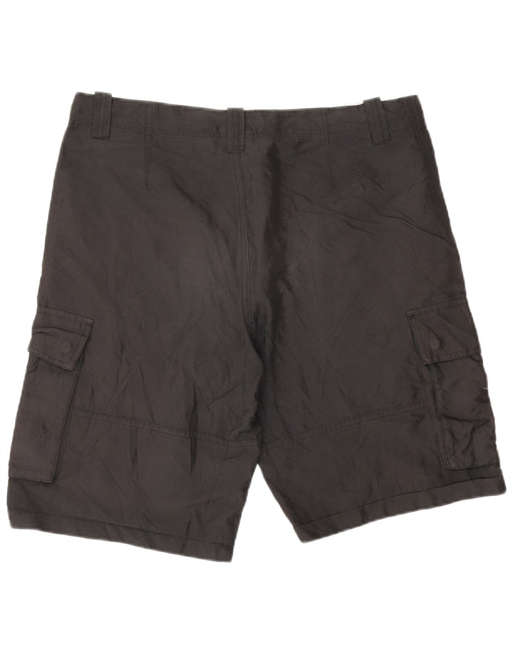 DIADORA Mens Italia Cargo Shorts Small W32 Black Polyester