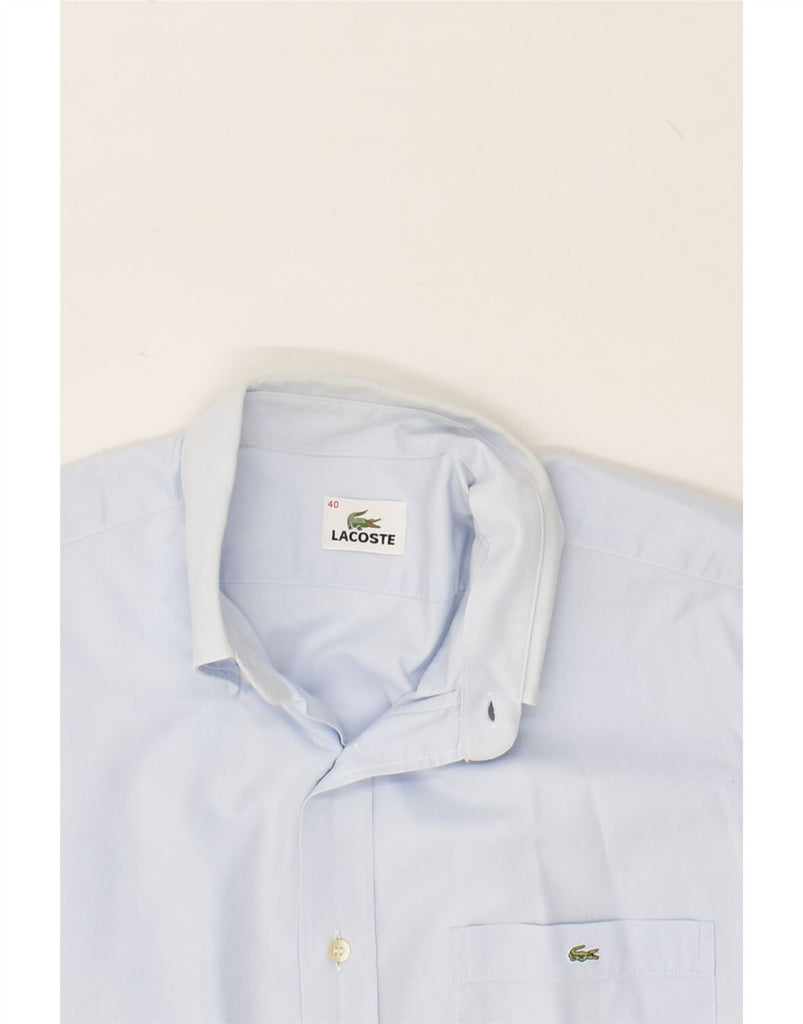 LACOSTE Mens Shirt Size 40 Medium Blue | Vintage Lacoste | Thrift | Second-Hand Lacoste | Used Clothing | Messina Hembry 