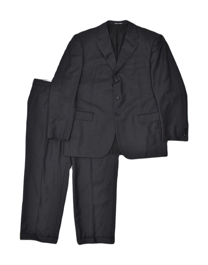 PAL ZILERI Mens Slim Fit 2 Piece Suit IT 54 2XL W32 L31 Navy Blue Wool | Vintage | Thrift | Second-Hand | Used Clothing | Messina Hembry 