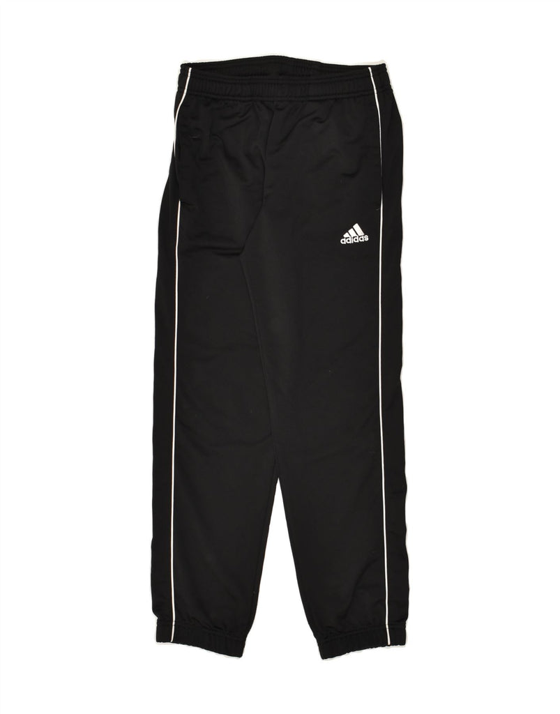 ADIDAS Boys Tracksuit Trousers Joggers 11-12 Years Black Polyester | Vintage Adidas | Thrift | Second-Hand Adidas | Used Clothing | Messina Hembry 