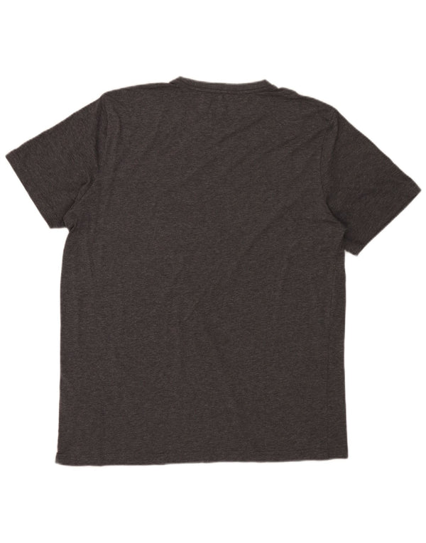 Puma Mens Graphic T-Shirt Top XL Grey Polyester