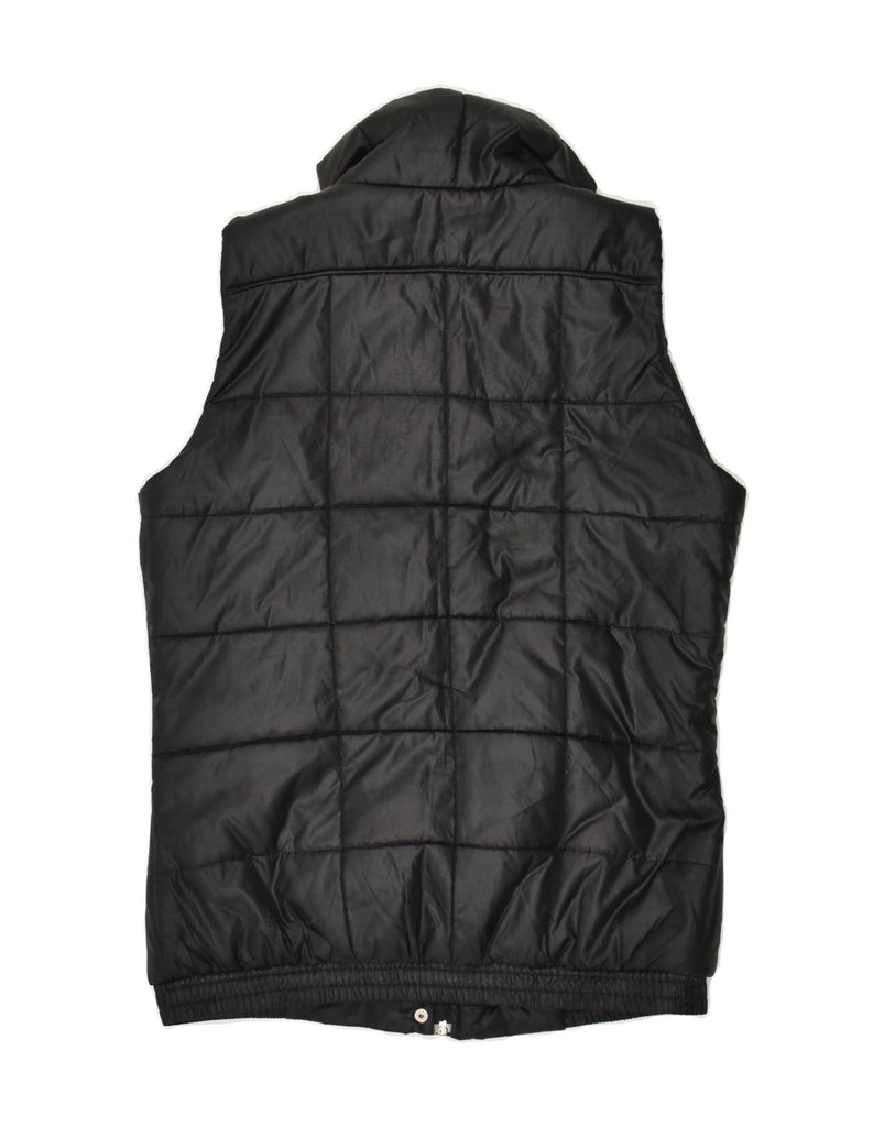 ADIDAS Womens Padded Gilet UK 8/10 Small Black Polyester | Vintage Adidas | Thrift | Second-Hand Adidas | Used Clothing | Messina Hembry 