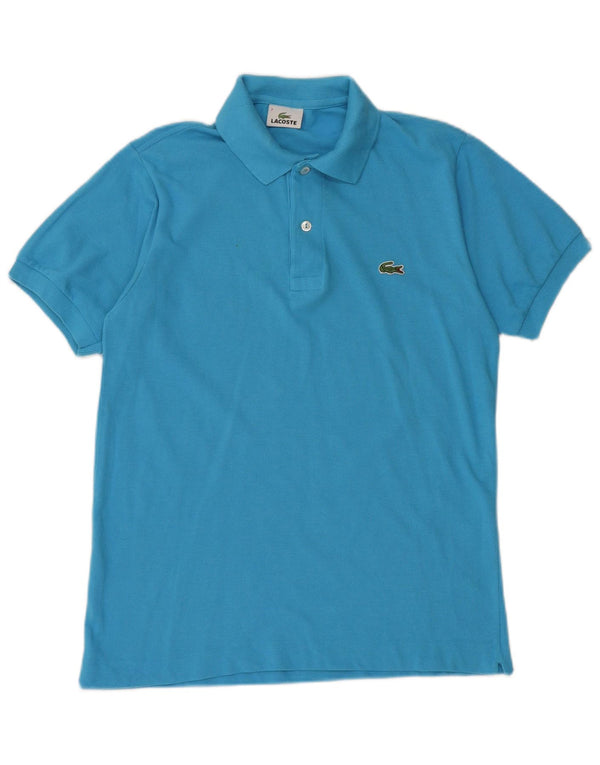 LACOSTE Mens Polo Shirt Size 2 XS Blue Cotton