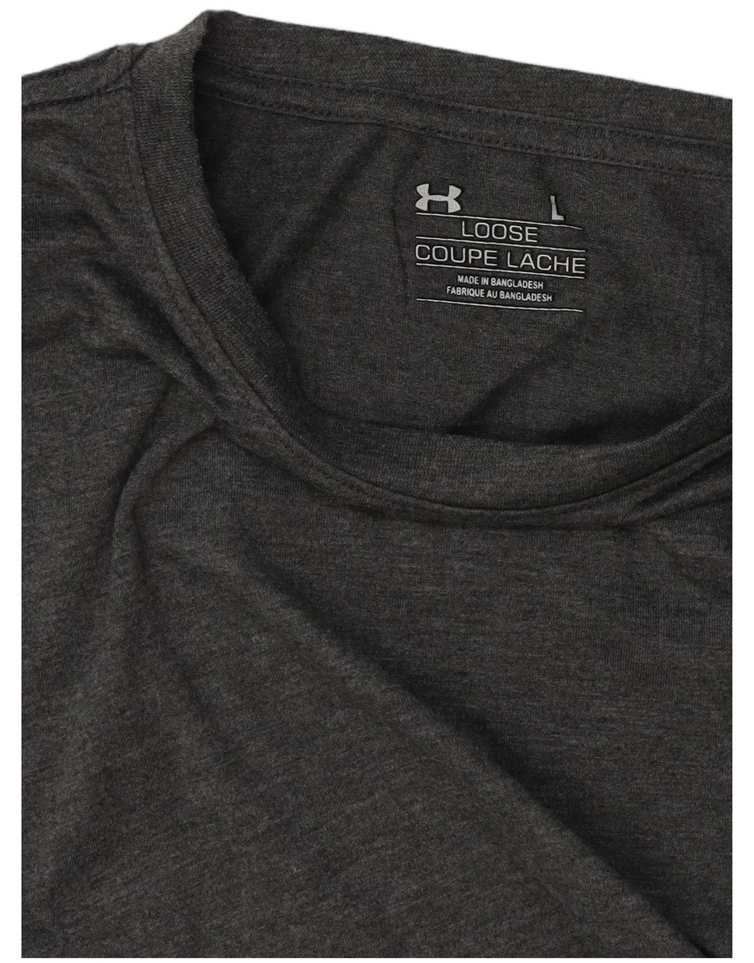 Under Armour Womens T-Shirt Top UK 14 Large Grey