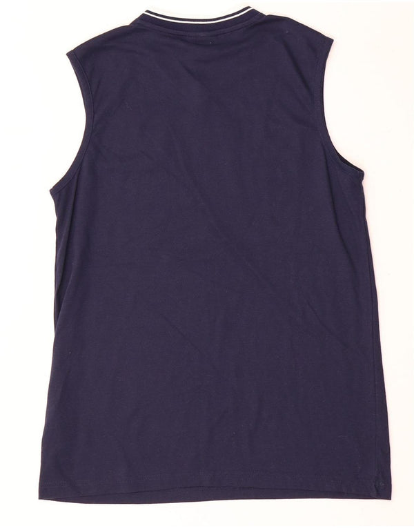 Umbro Mens Vest Top Medium Navy Blue Polyester