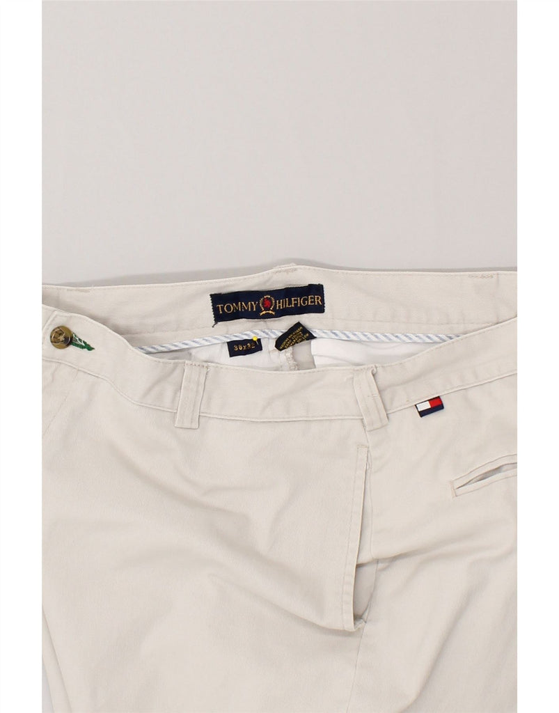 TOMMY HILFIGER Mens Straight Chino Trousers W38 L32 Grey | Vintage Tommy Hilfiger | Thrift | Second-Hand Tommy Hilfiger | Used Clothing | Messina Hembry 