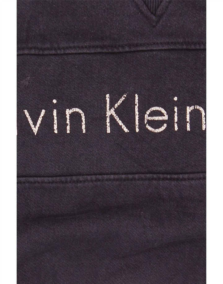 Calvin Klein Jeans Mens Graphic Sweatshirt Jumper Large Navy Blue