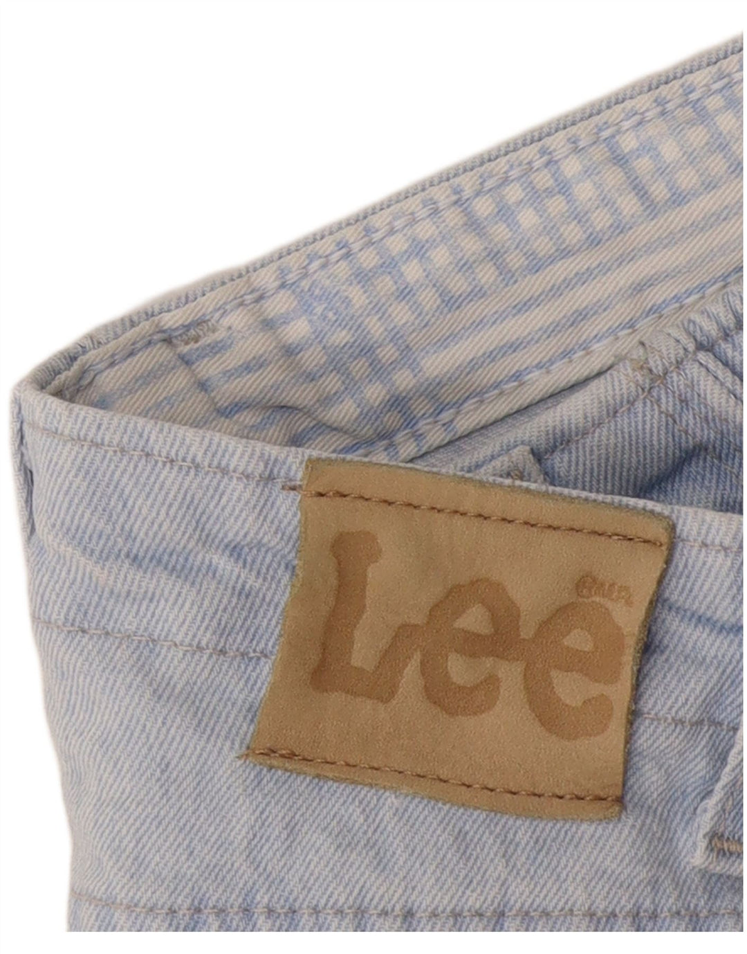 Lee Womens High Waist Denim Shorts W30 Medium Blue