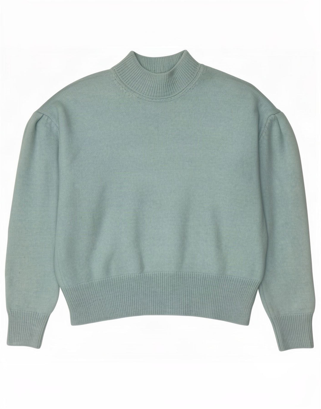 Marks & Spencer Womens Turtle Neck Jumper Sweater UK 16 Large Turquoise