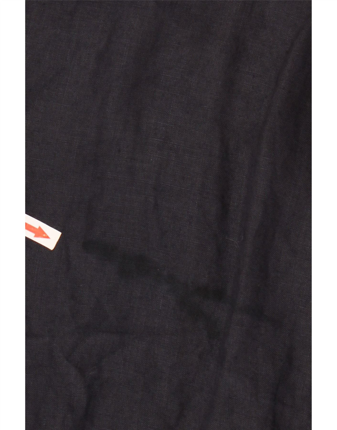 Vintage Mens Bomber Jacket UK 40 Large Navy Blue Striped Linen