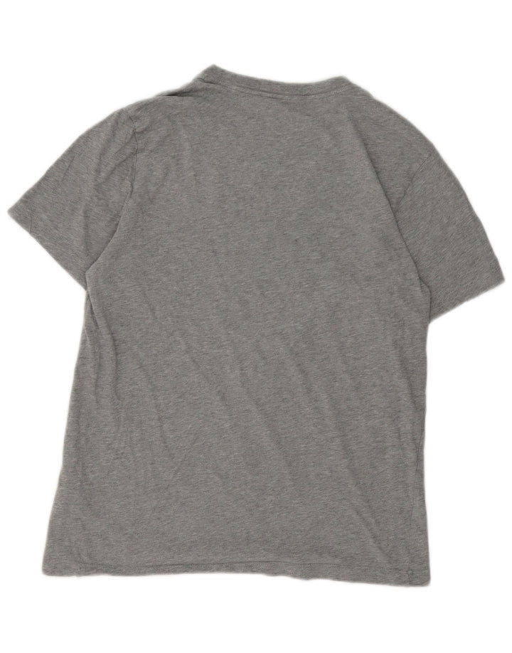 Nike Mens T-Shirt Top Medium Grey Flecked Cotton