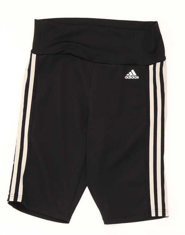 Adidas Womens Aeroready Sport Shorts UK 8/10 Small Black Polyester