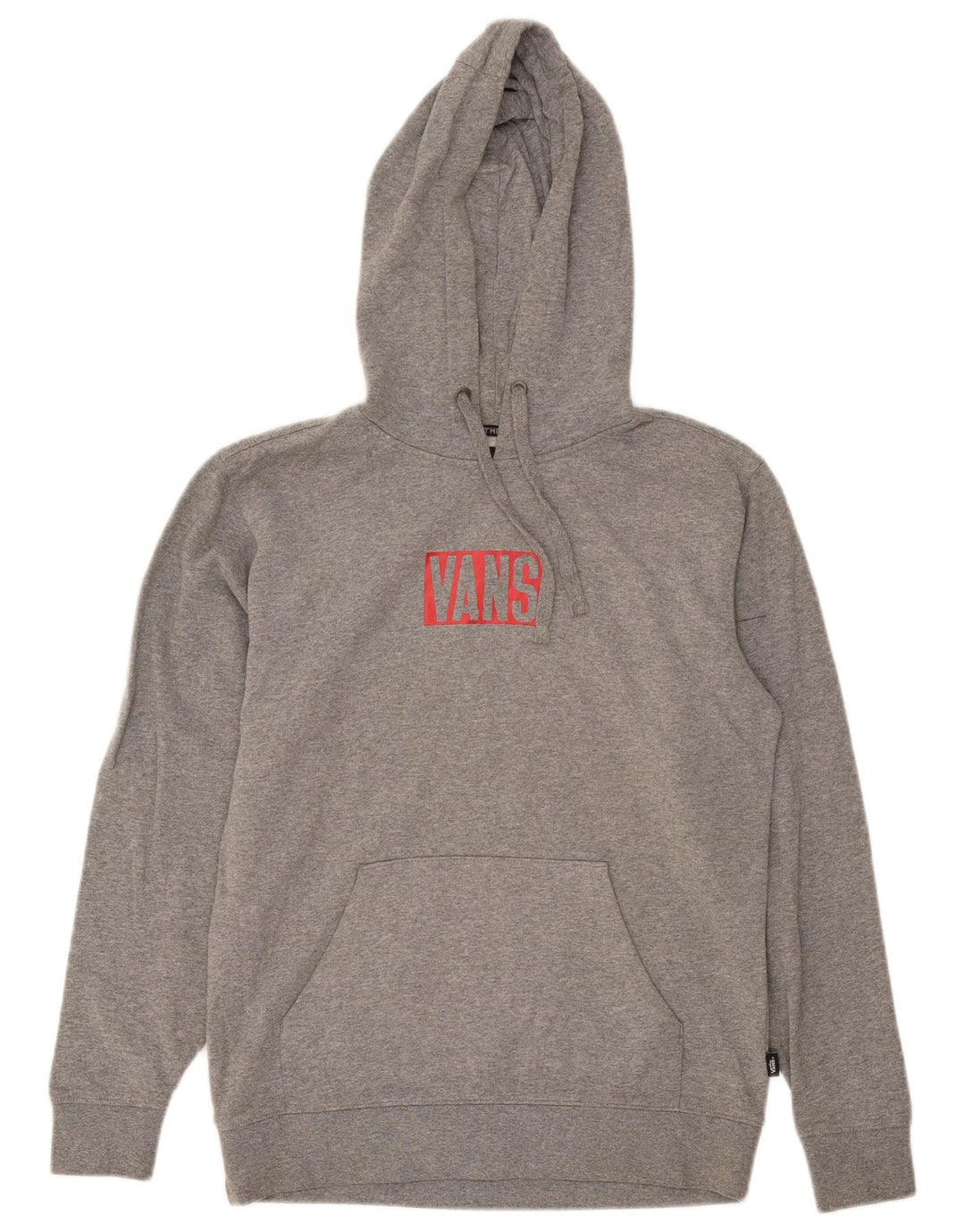 Vans Mens Graphic Hoodie Jumper XS Grey