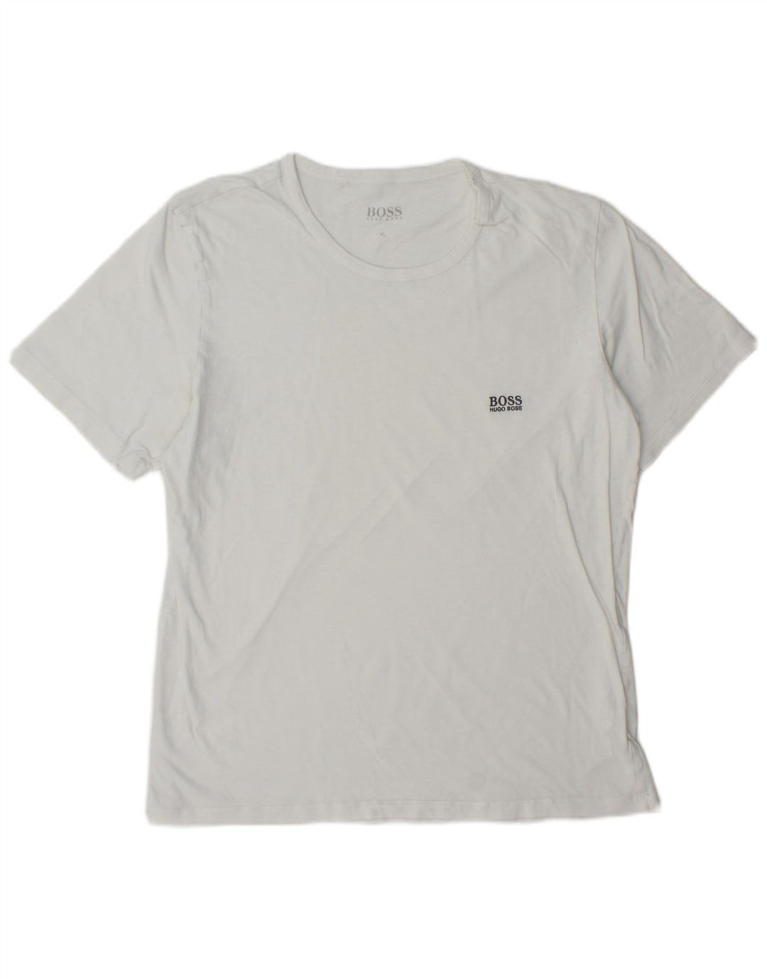 Hugo Boss Mens T-Shirt Top XL White Cotton