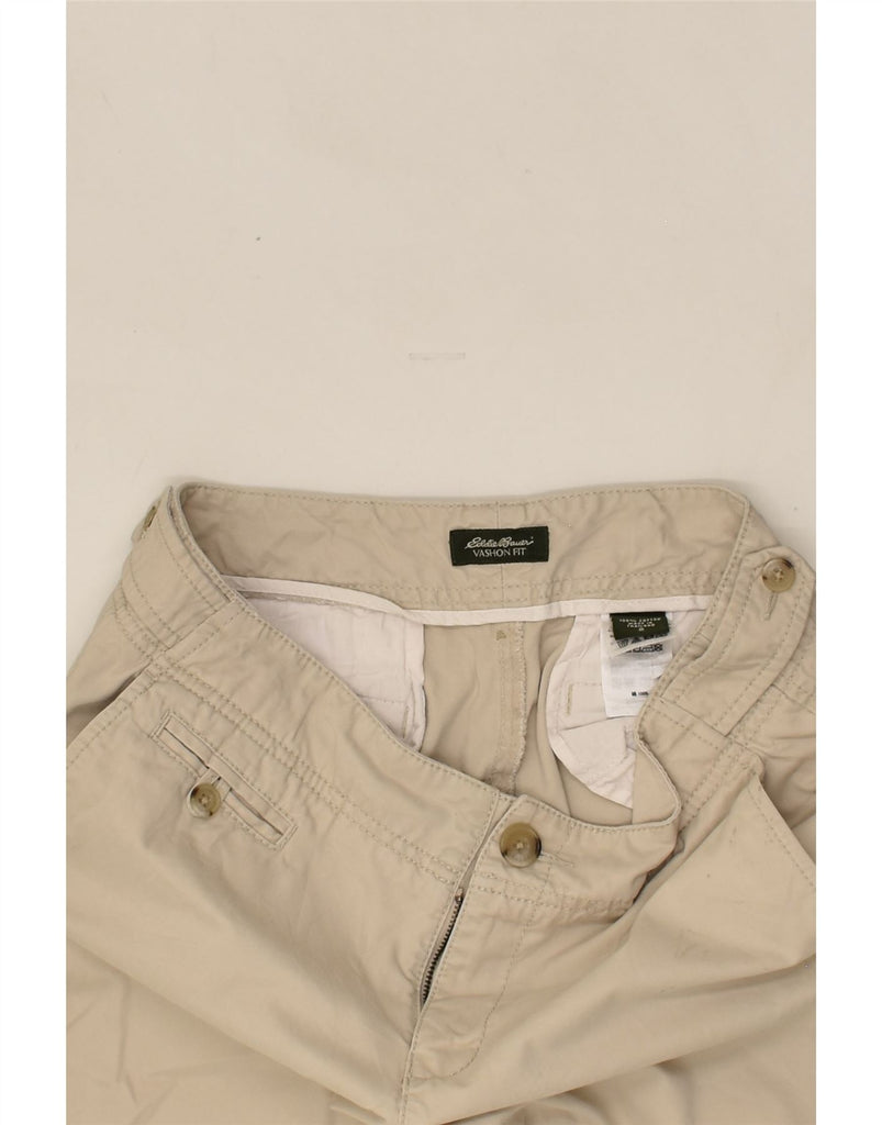 EDDIE BAUER Womens Chino Shorts US 2 XS W30 Beige Cotton | Vintage Eddie Bauer | Thrift | Second-Hand Eddie Bauer | Used Clothing | Messina Hembry 