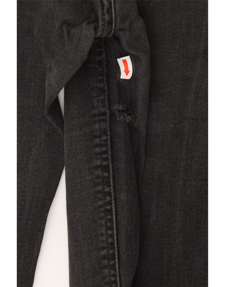LEVI'S Womens Skinny Jeans W28 L30 Black Cotton