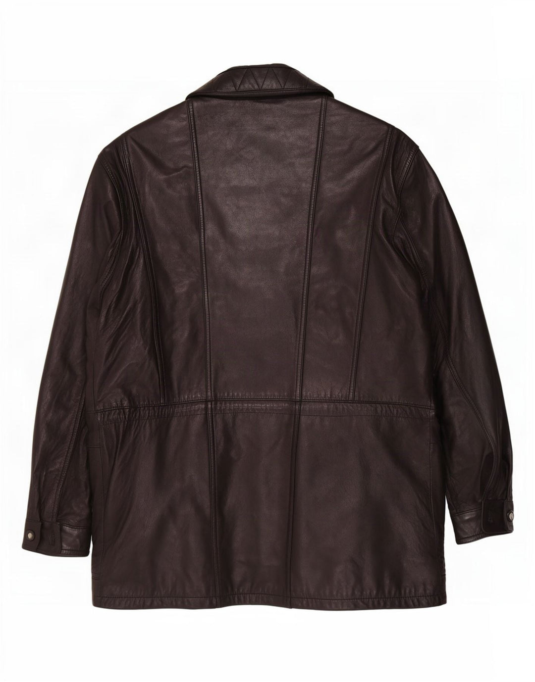 WESTBURY Mens By C&A Leather Jacket EU 54 2XL Black