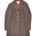 GAUDI Womens Chesterfield Coat IT 44 Medium Grey Polyester | Vintage Gaudi | Thrift | Second-Hand Gaudi | Used Clothing | Messina Hembry 
