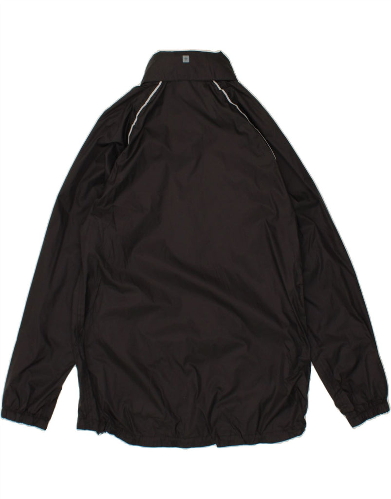 MOUNTAIN WAREHOUSE Womens Rain Jacket UK 12 Medium  Black Nylon Vintage Mountain Warehouse and Second-Hand Mountain Warehouse from Messina Hembry 