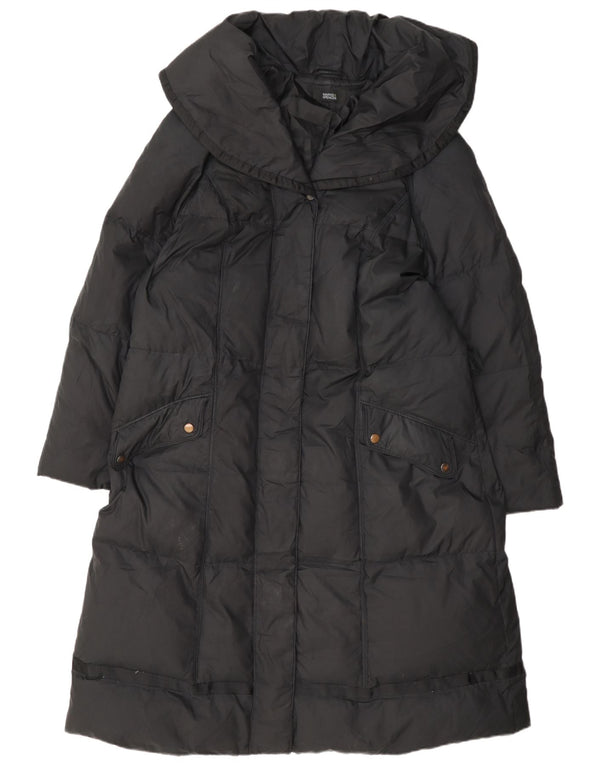 Marks & Spencer Womens Padded Coat UK 22 3XL Black Polyester