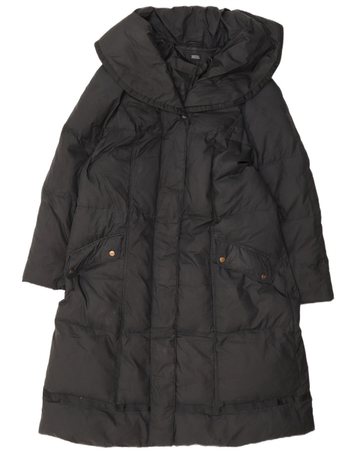 Marks & Spencer Womens Padded Coat UK 22 3XL Black Polyester