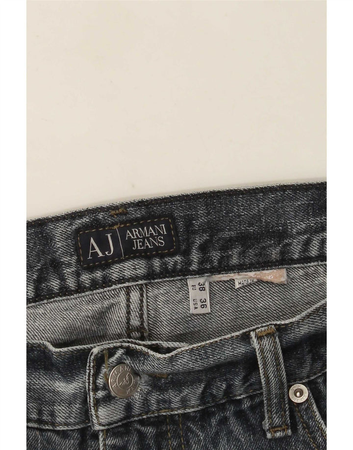 Armani Mens Cropped Jeans W38 L26 Blue