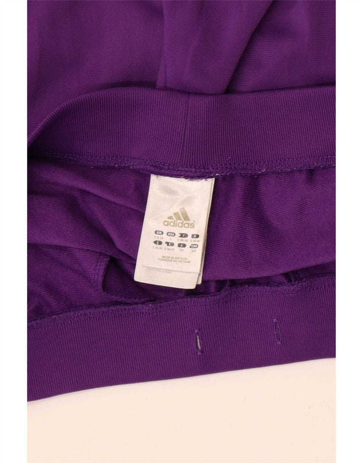 Adidas Womens Tracksuit Trousers UK 8/10 Small  Purple Polyester
