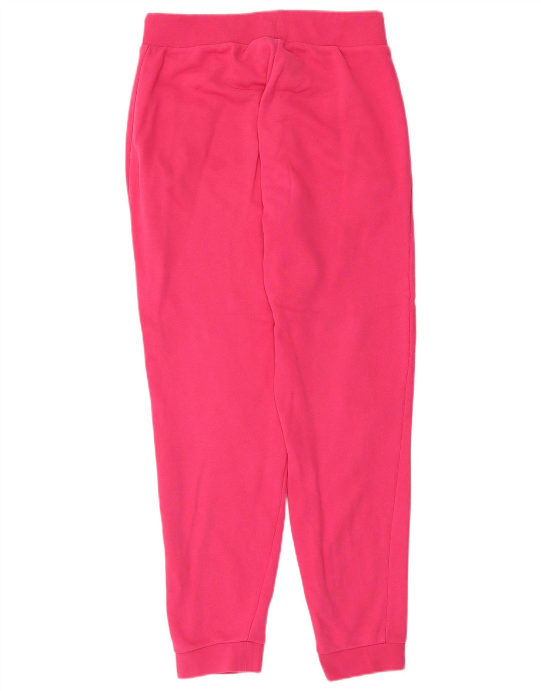 ADIDAS Womens Tracksuit Trousers Joggers UK 12 Medium Pink Cotton