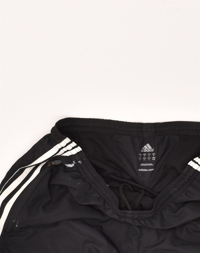 ADIDAS Mens Tracksuit Trousers Medium Black Polyester | Vintage Adidas | Thrift | Second-Hand Adidas | Used Clothing | Messina Hembry 