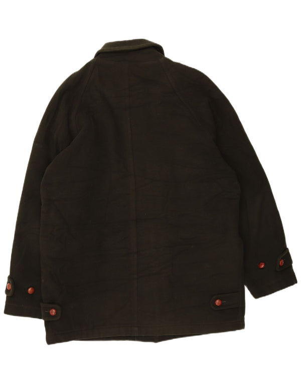 Brooksfield Mens Overcoat IT 50 Large Khaki Wool