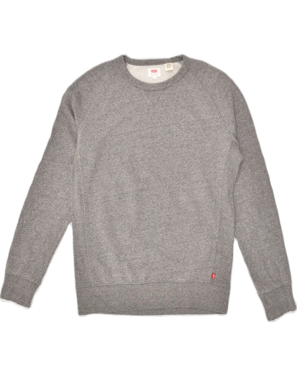 LEVI'S Mens Sweatshirt Jumper Medium Grey Cotton | Vintage & Second ...