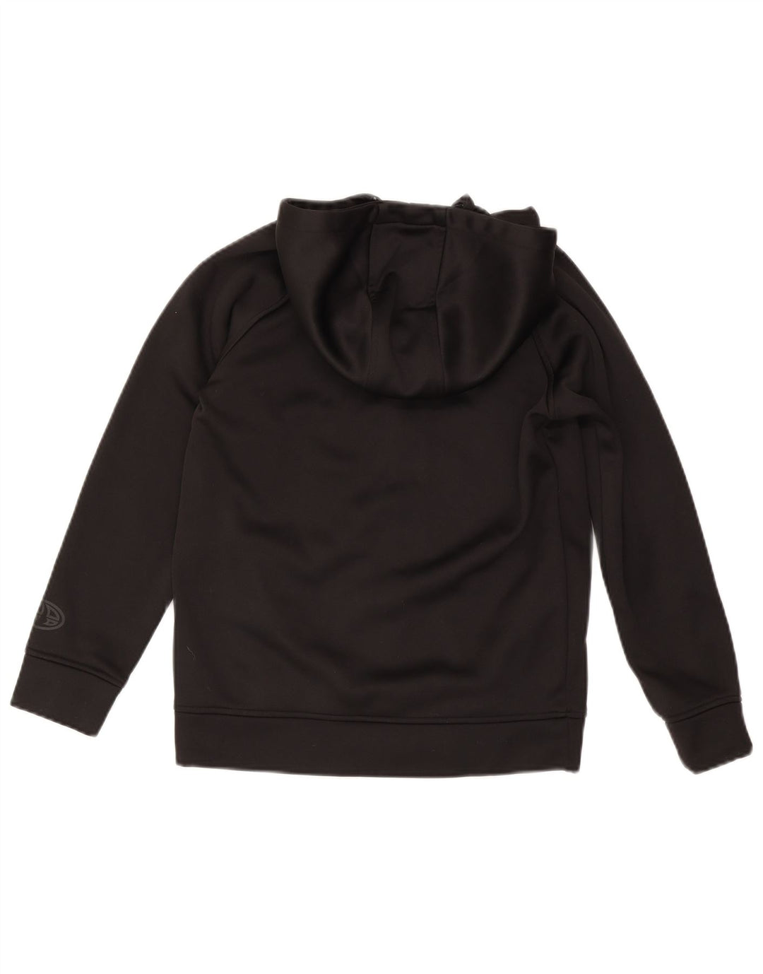 Animal Boys Graphic Zip Hoodie Sweater 11-12 Years Black Polyester