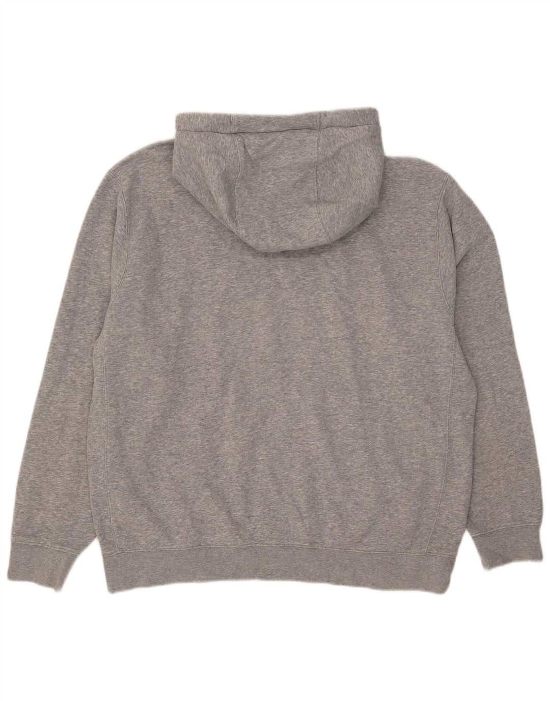 Nike Mens Hoodie Jumper Large Grey Flecked Cotton