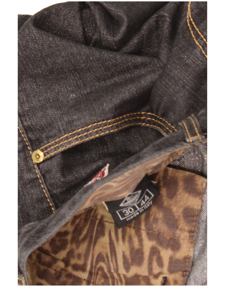 ROY ROGERS Womens Slim Jeans IT 44 Medium W30 L34 Black