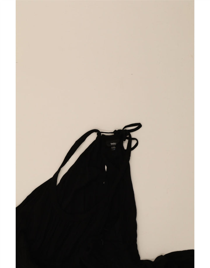 MOSSIMO Womens Halter Dress UK 20 2XL Black Vintage Mossimo and Second-Hand Mossimo from Messina Hembry 