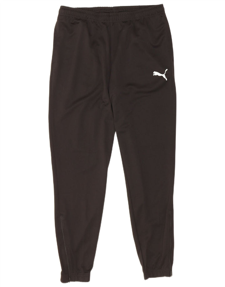 Puma Mens Tracksuit Trousers Joggers Large Black Polyester