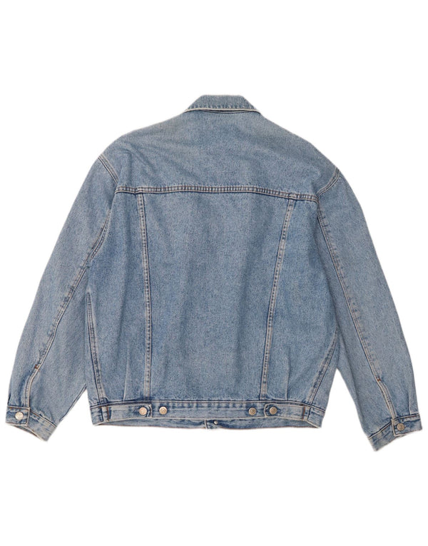 Vintage Mens Denim Jacket UK 42 XL Blue
