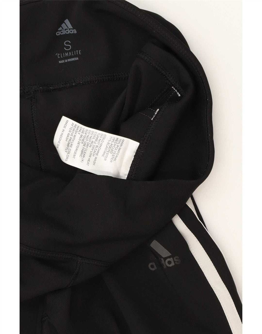 Adidas Womens Climalite Leggings UK 8 Small  Black Polyester