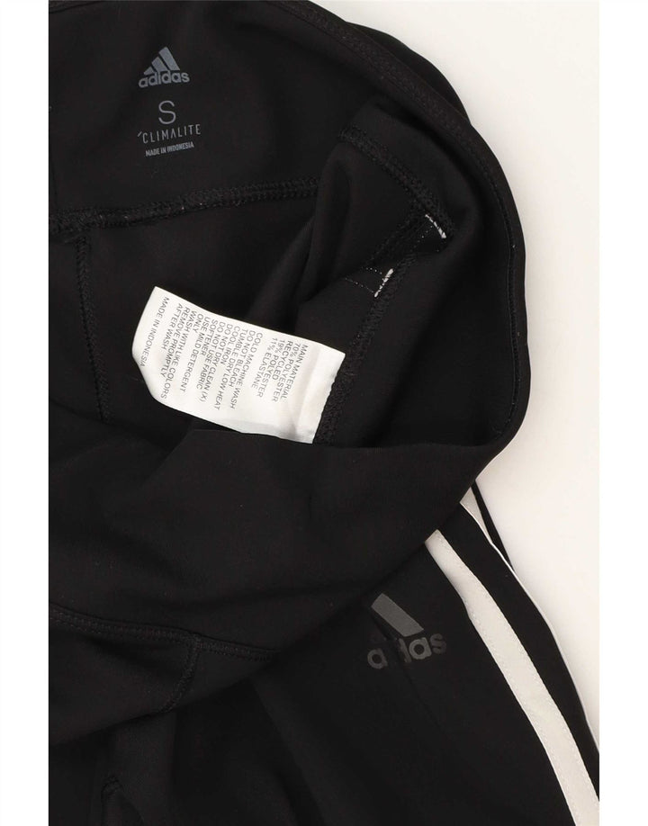 Adidas Womens Climalite Leggings UK 8 Small  Black Polyester