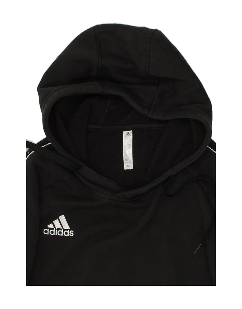 ADIDAS Mens Hoodie Jumper XL Black Cotton | Vintage Adidas | Thrift | Second-Hand Adidas | Used Clothing | Messina Hembry 