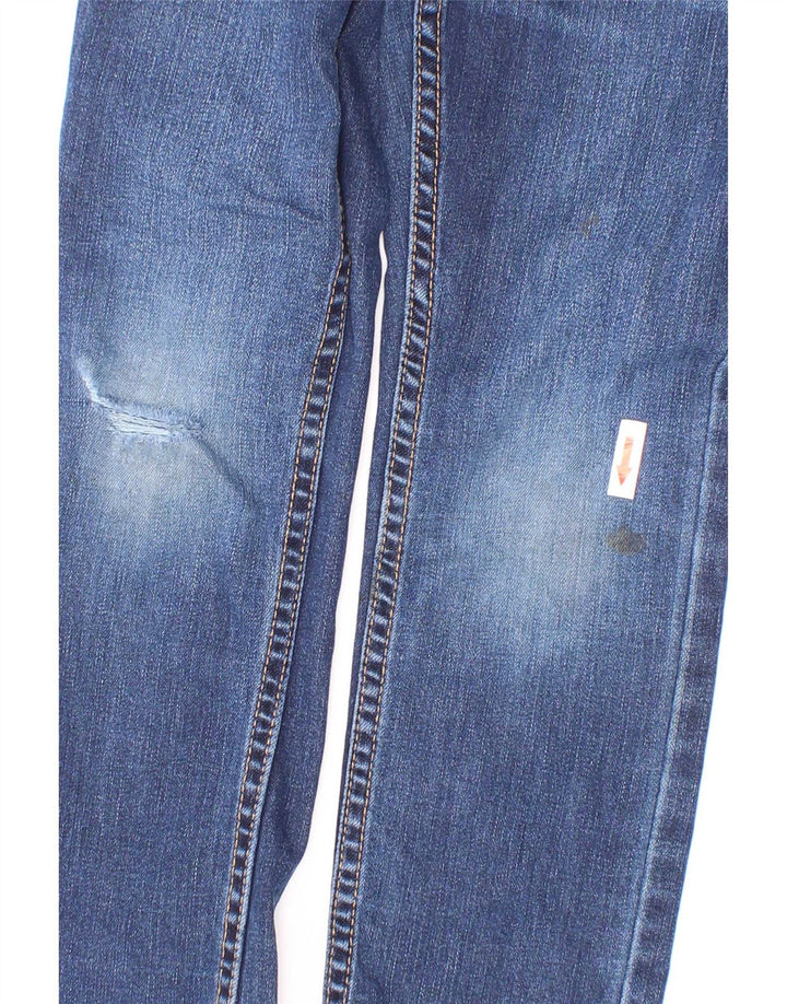 Levi's Boys Straight Jeans 5-6 Years W22 L20 Blue Cotton