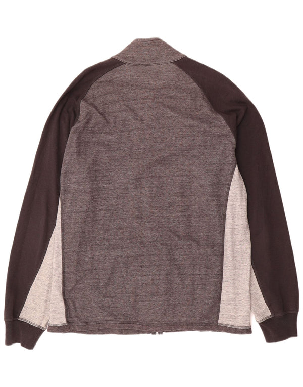 Champion Mens Tracksuit Top Jacket 2XL Grey Colourblock