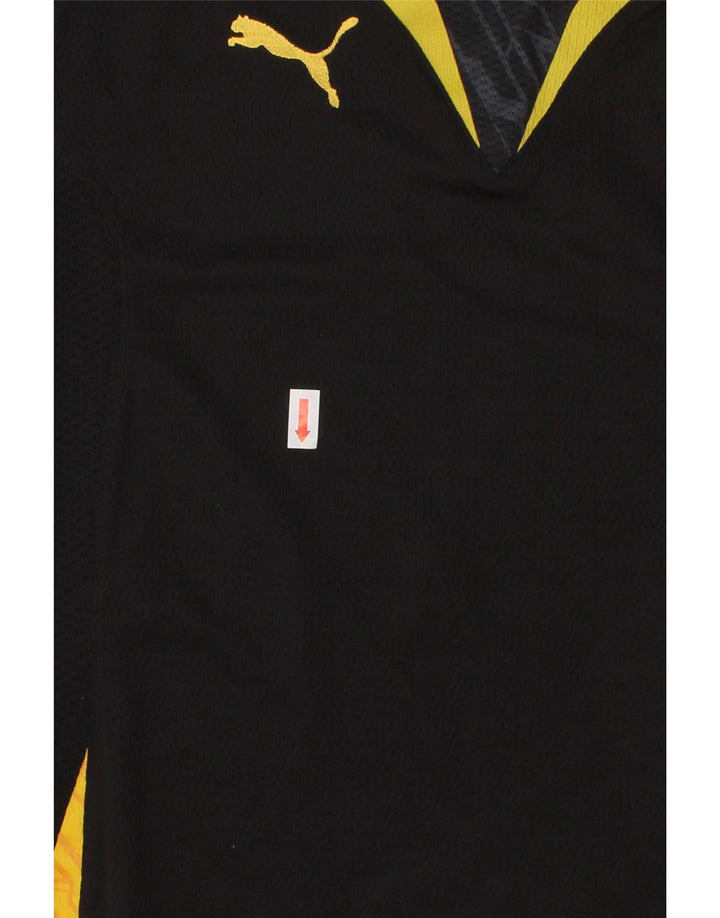 PUMA Boys Graphic T-Shirt Top 7-8 Years Small Small Black Vintage Puma and Second-Hand Puma from Messina Hembry 